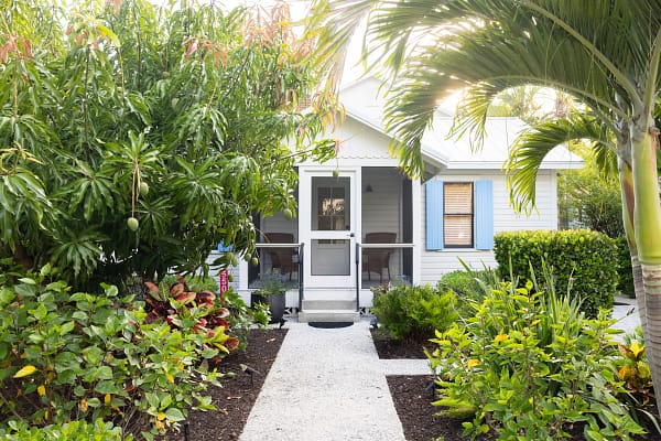 Laurel Park Home - remodeled Bungalow Restored exterior in Laurel Park Sarasota historic district — period-appropriate, bungalow renovation.